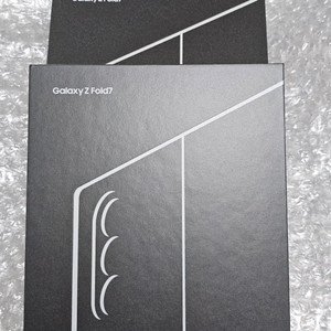 갤럭시 Z 폴드7 미개봉 256Gb 블랙색상 자급제