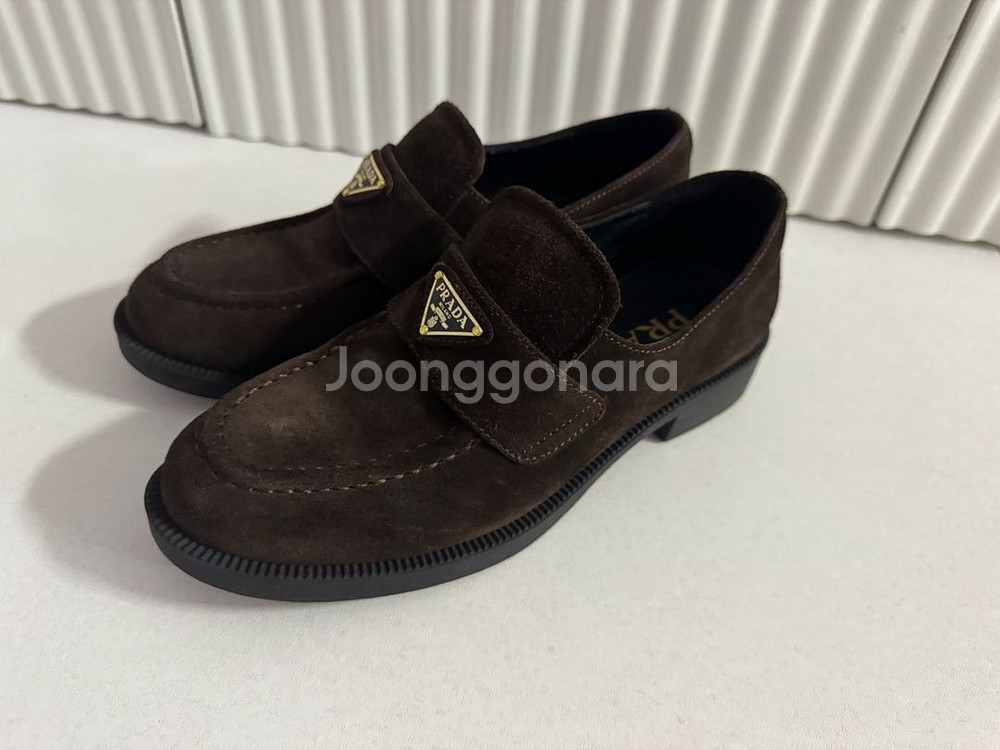 헨바비 스웨이드 로퍼 36 230사이즈--3