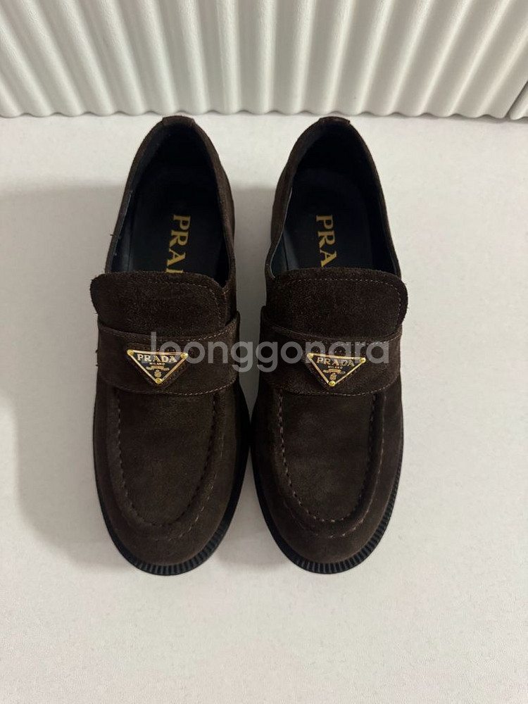 헨바비 스웨이드 로퍼 36 230사이즈--0