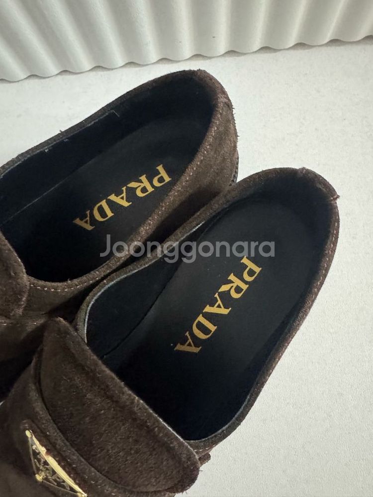 헨바비 스웨이드 로퍼 36 230사이즈--2