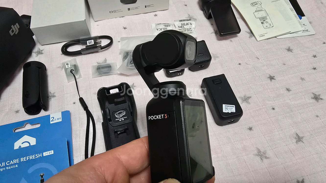 DJI 오즈모 포켓3 크리에이터 콤보 (보험) 판매해요--4