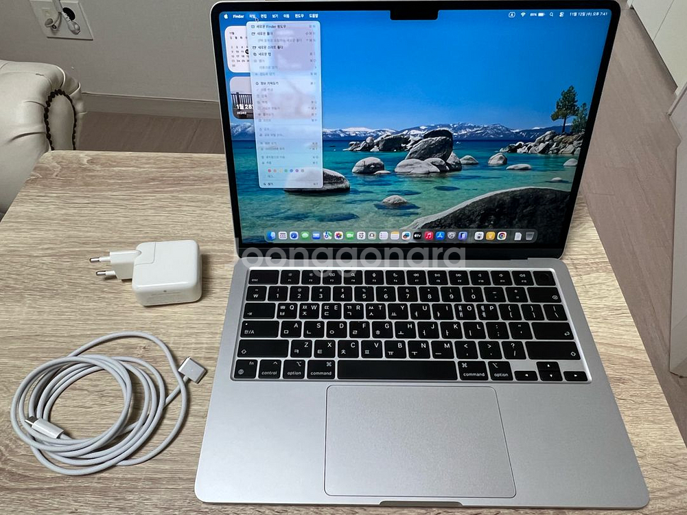 맥북맥북에어 M2 8/256 13인치 실버--0