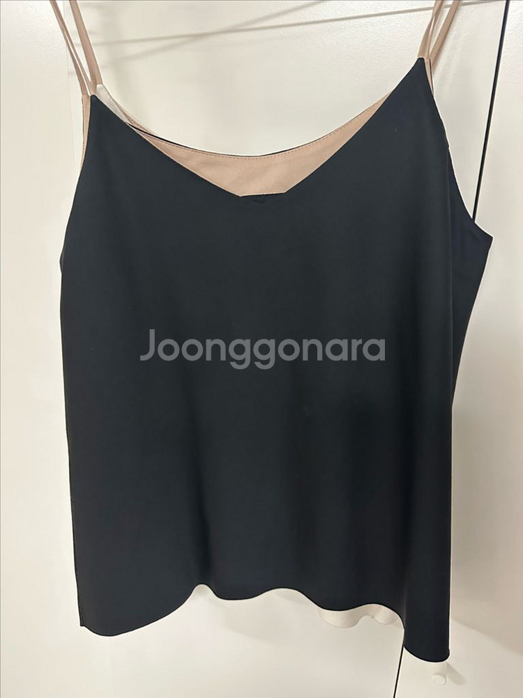 Mare di Mari 여성 나시 블라우스 블랙/화이트--0