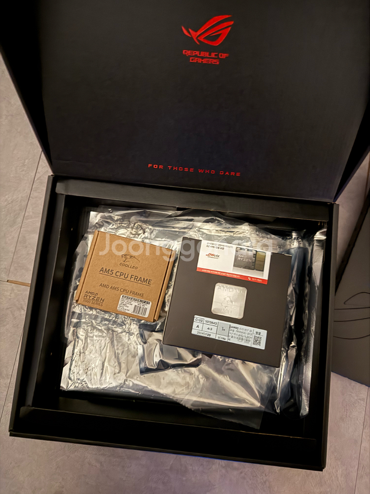 라이젠 7800X3D + x670e hero 보드 판매합니다.--2