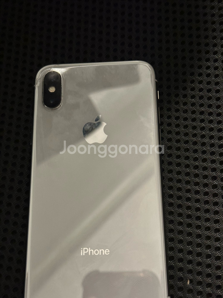 아이폰 X 64GB 실버배터리 100 판매해여--1