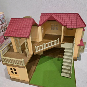 실바니안 불이 들어오는 이층집