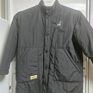 캉골 키즈 롱 리퍼서블 쉬어링 파카 120