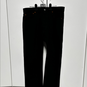 리바이스 501 데님 팬츠 흑청