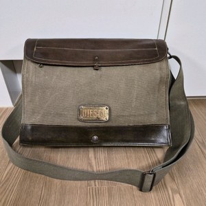 디젤 캔버스 메신저백 크로스백