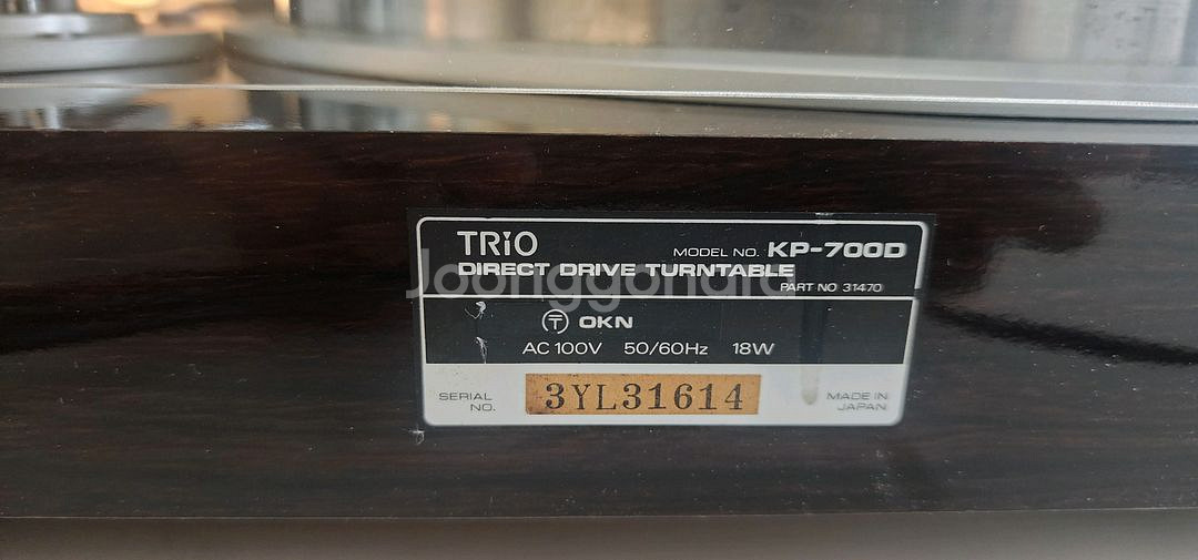 트리오(캔우드)kp700d 준하이엔드 턴테이블 다이렉트드라이브--8