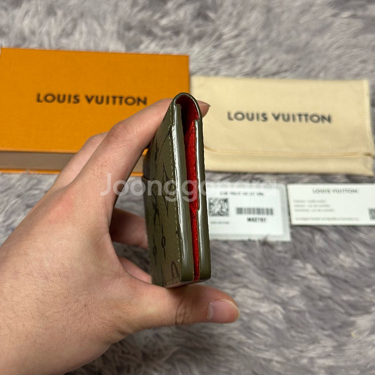 [풀구성] 루이비통 이클립스 버밀리언 레드 오거나이저 카드지갑--5