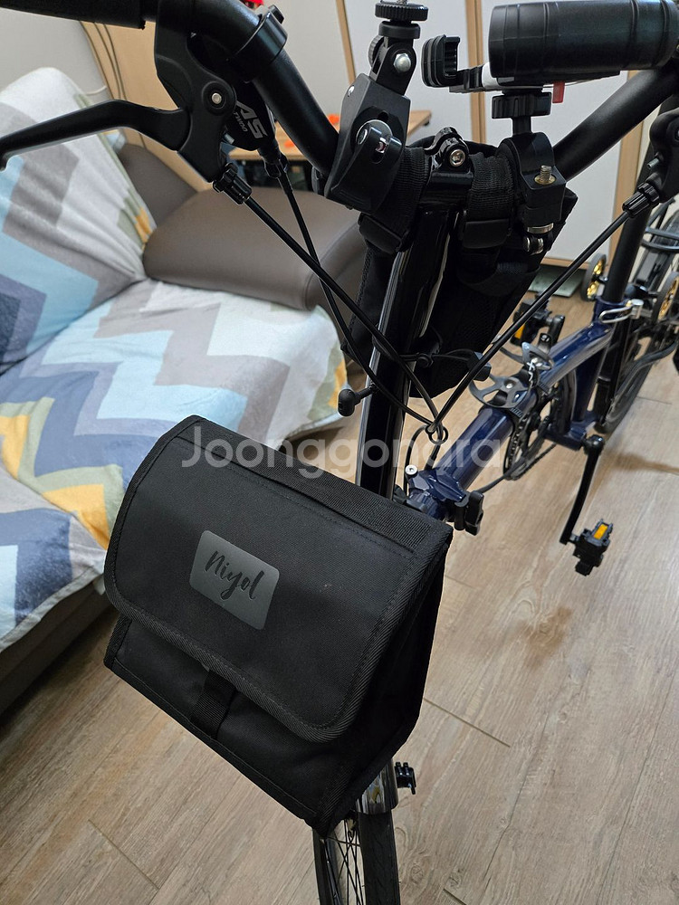 트라이폴드 자전거 비올리 민트 T9D플러스 블루 유사브롬톤--0