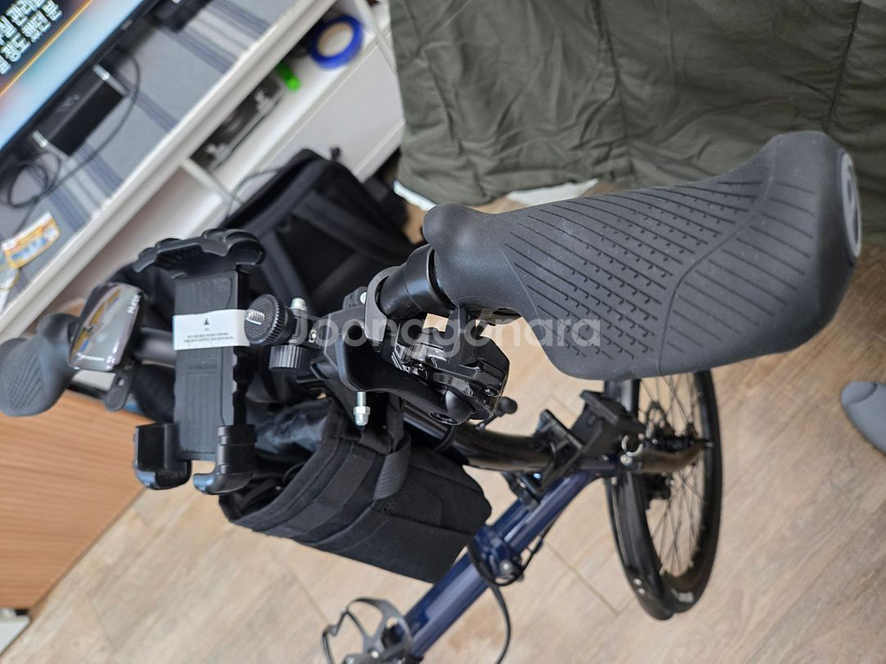 트라이폴드 자전거 비올리 민트 T9D플러스 블루 유사브롬톤--1