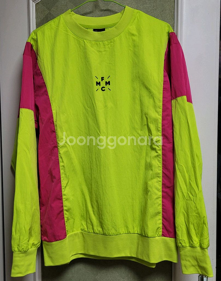 fcmm 컬러블럭 레트로 윈드브레이커 네온컬러 M--1