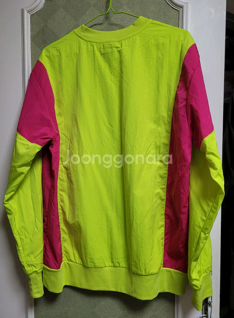 fcmm 컬러블럭 레트로 윈드브레이커 네온컬러 M--2