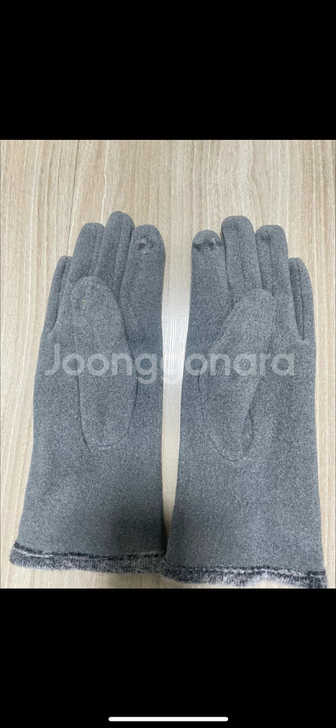 여성용 털 장갑--1