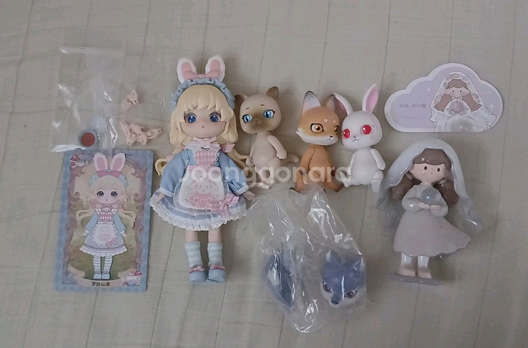 리로로 페어리테일 앨리스/캡슐돌4종/몰린타 피규어--0