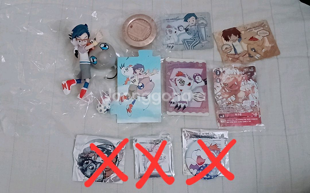 일괄)디지몬 어드벤처 25주년 피규어 정석 피규어&굿즈 세트--0