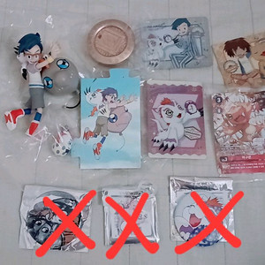 일괄)디지몬 어드벤처 25주년 피규어 정석 피규어&굿즈 세트