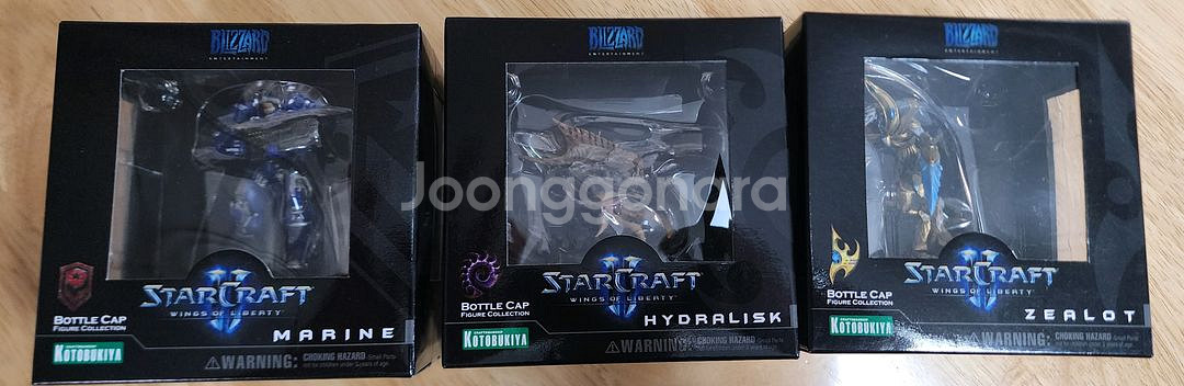 스타크래프트 미니어처 피규어 3종 세트--0