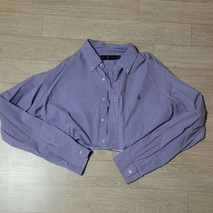 폴로 랄프로렌 크롭 체크 셔츠 김코디 커스텀 빈티지