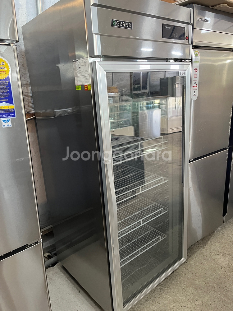 우성 냉동고 유리도어 유리문 간냉식 밀키트 업소용 수직--0