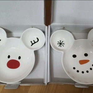 크리스마스 나눔 도자기 접시 세트