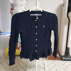 8-10)폴로 랄프로렌 케이블 니트 가디건