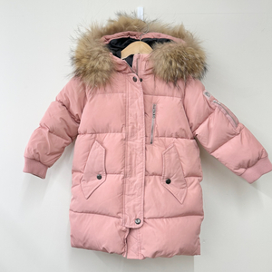 (110) 알로봇 덕다운 롱패딩 5y