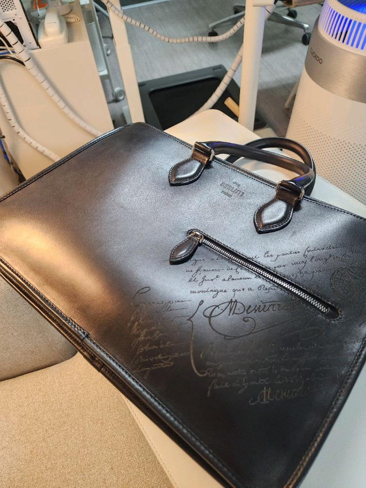 Berluti 벨루티 원 주르 브리프케이스 레더 서류 가방(235685)--1