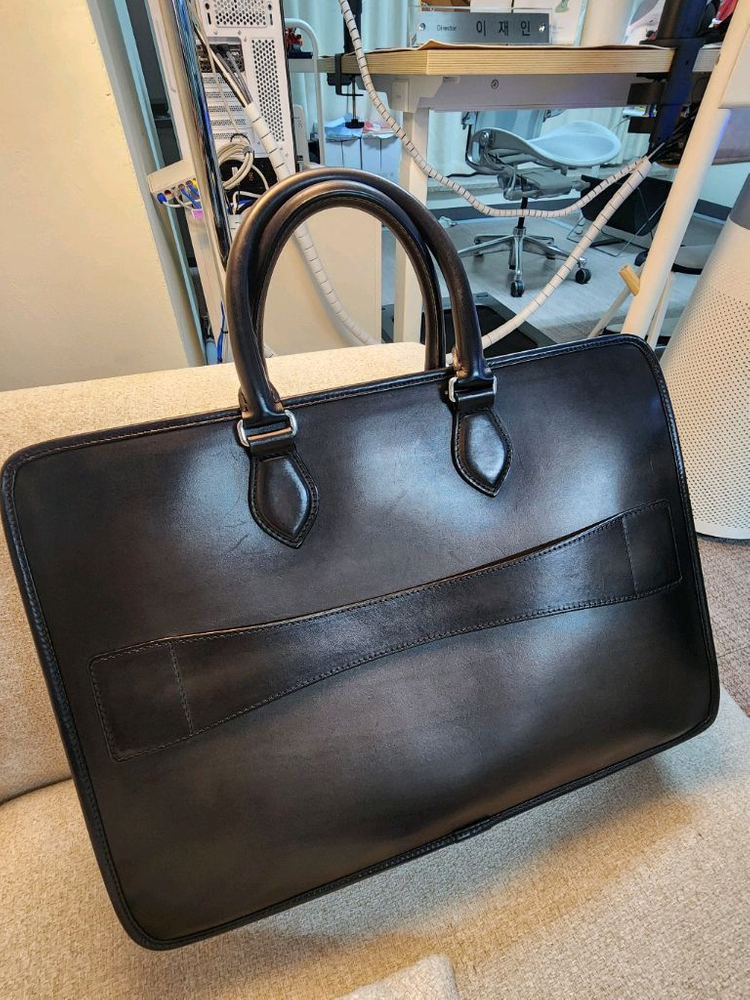 Berluti 벨루티 원 주르 브리프케이스 레더 서류 가방(235685)--2