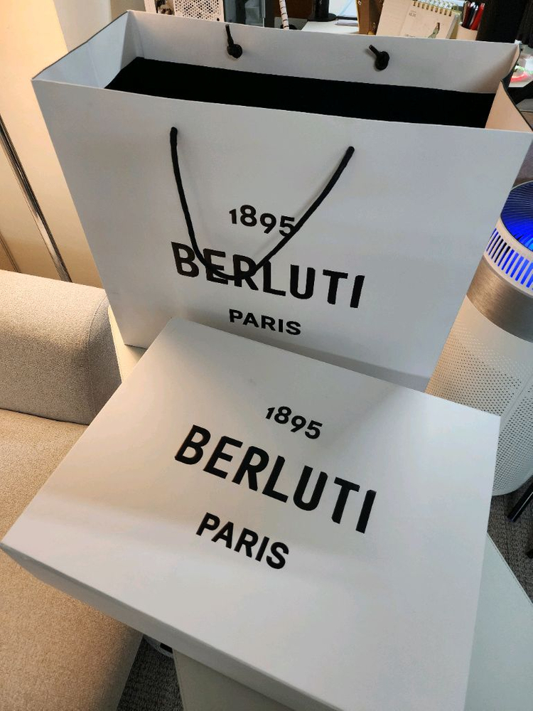 Berluti 벨루티 원 주르 브리프케이스 레더 서류 가방(235685)--9