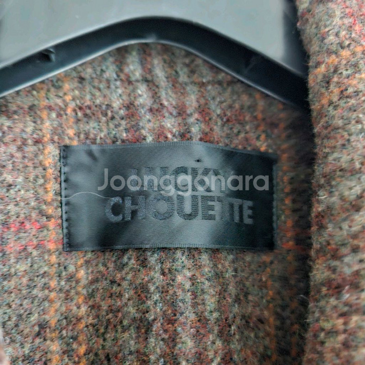 럭키슈에뜨 클래식 체크 더블 코트(새상품 수준)--5