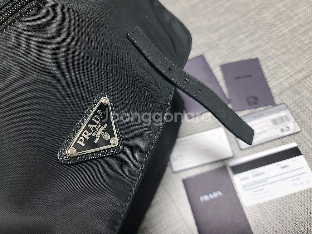 프라다 사피아노 숄더 크로스백 1bd671 메신저백 미디움--1