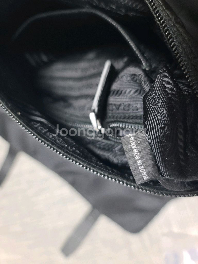 프라다 사피아노 숄더 크로스백 1bd671 메신저백 미디움--4