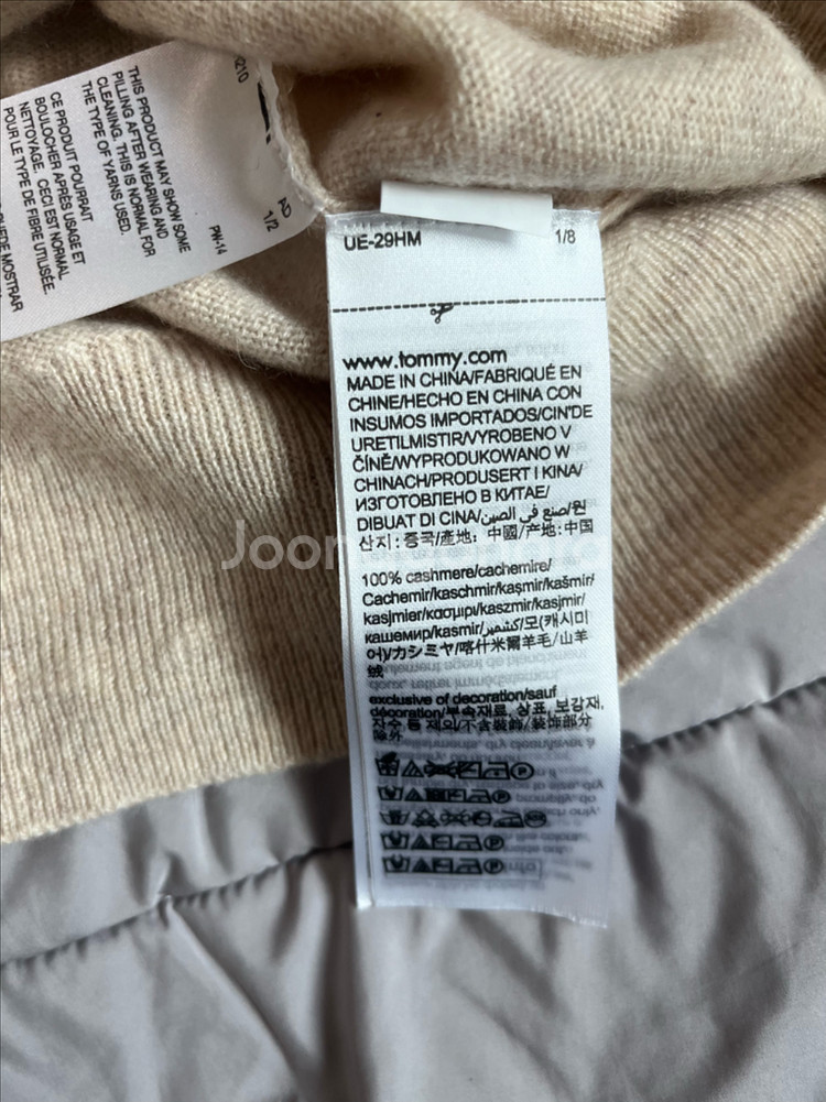 타미힐피거 캐시미어 100니트 m사이즈--7
