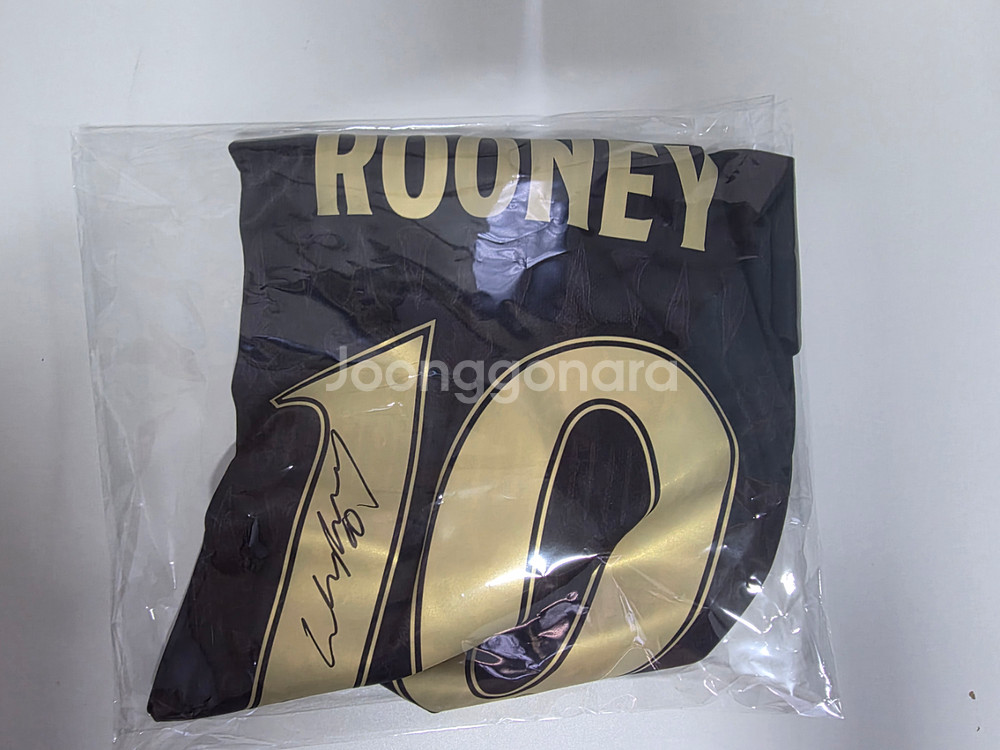 아이콘매치 웨인루니 친필사인 유니폼--0