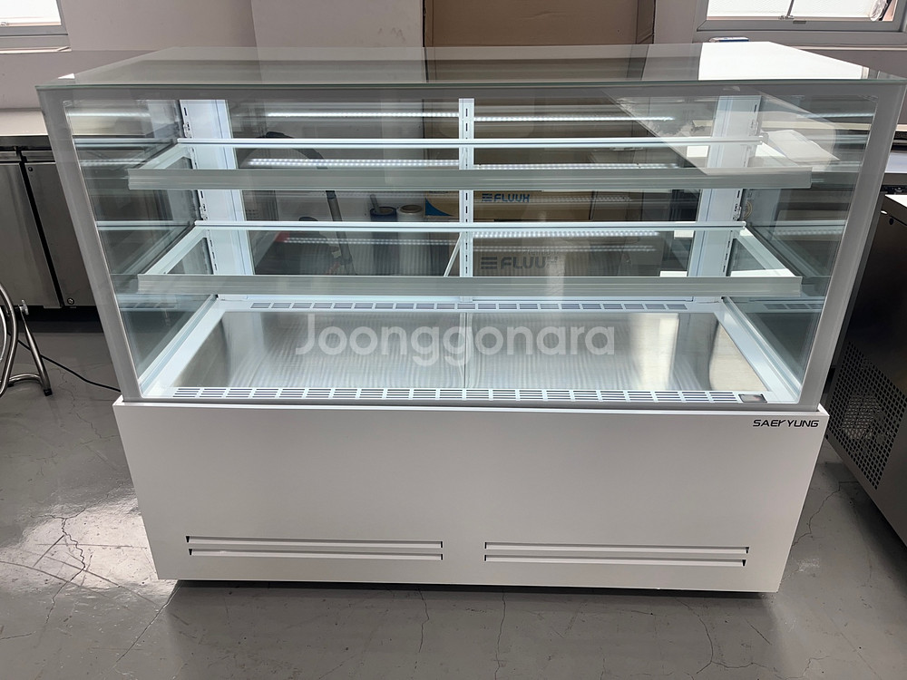 케이크쇼케이스 1500 카페 3단 중고 업소용 냉장 카페 제과 디저트 세경 화이트--0