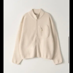 낫띵리튼 dicky zip up jumper 아이보리