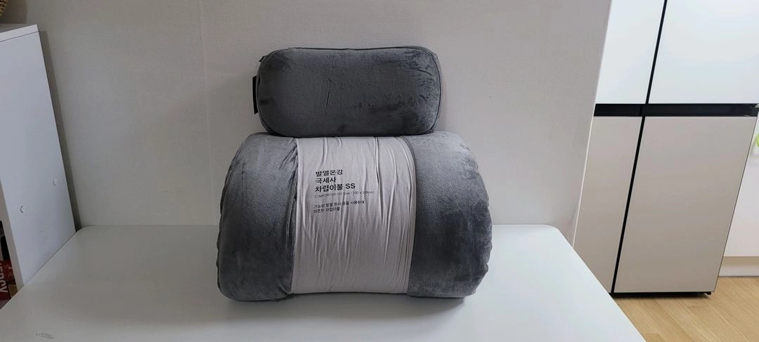 자주 발열 온감 차렵이불 SS + 메모리폼 베개 이미지