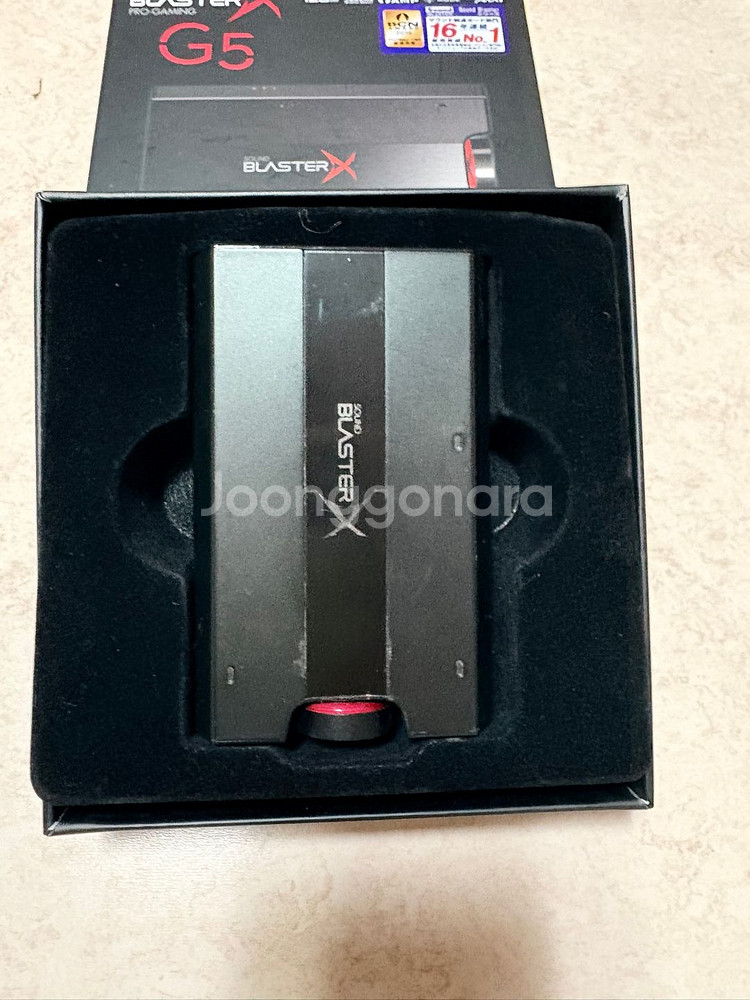 크리에이티브 Sound BlasterX G5 (플스4 옵티컬 사운드가능)--1