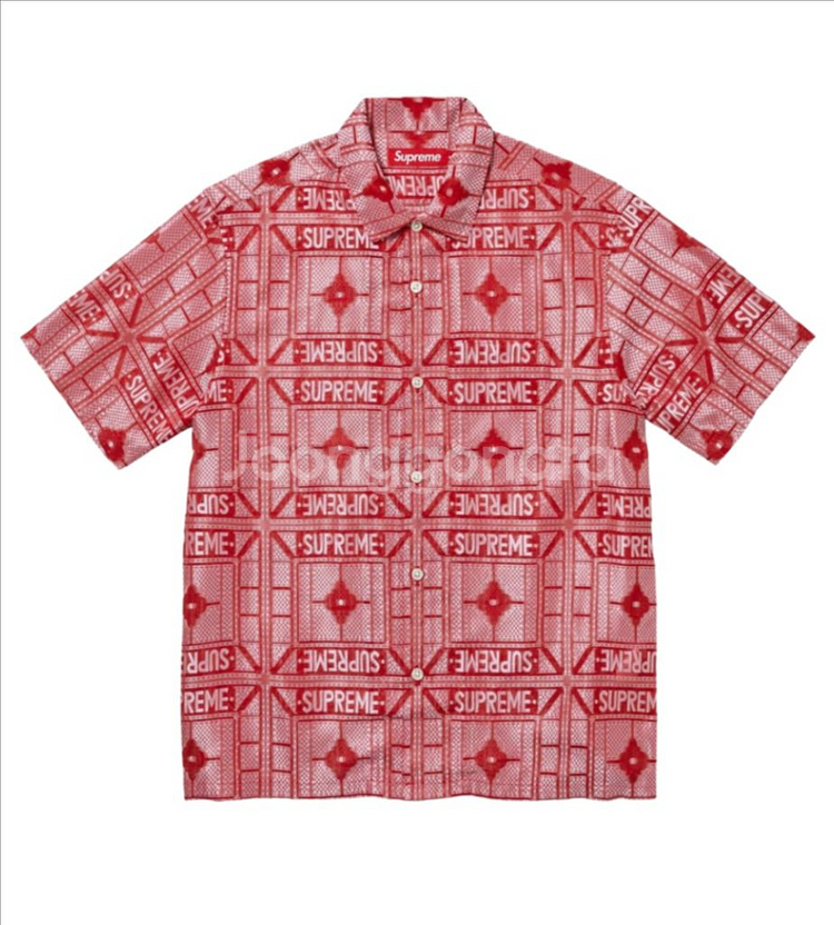 SupremeTrayJacquardShirt 슈프림트레이자카드셔츠--0