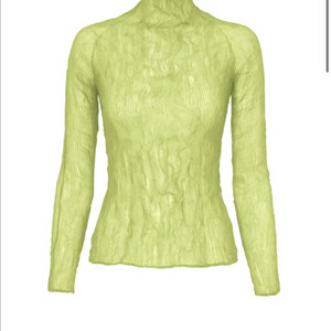 이세이미야케 쉬폰 탑 그린