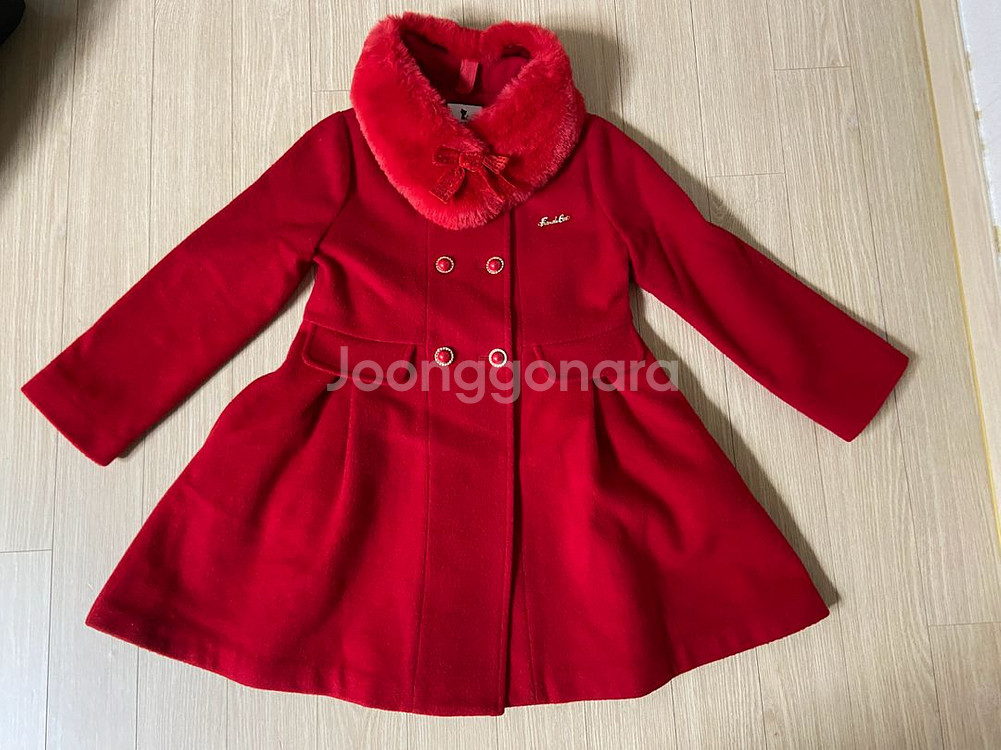 프렌치캣 여아 퍼코트--0