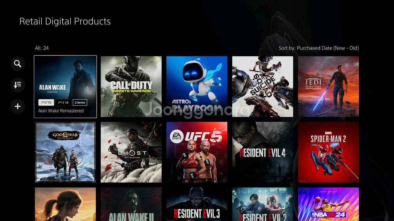 (전시품 PS5) 플스5 디스크 풀박 + 디지털 제품--1