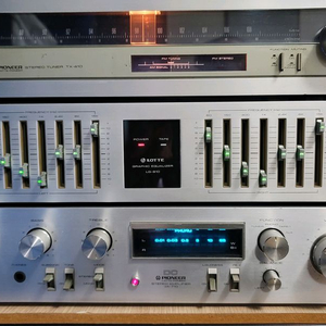 파이오니아 tx-410 튜너와 이퀄라이저 lg-910 이미지
