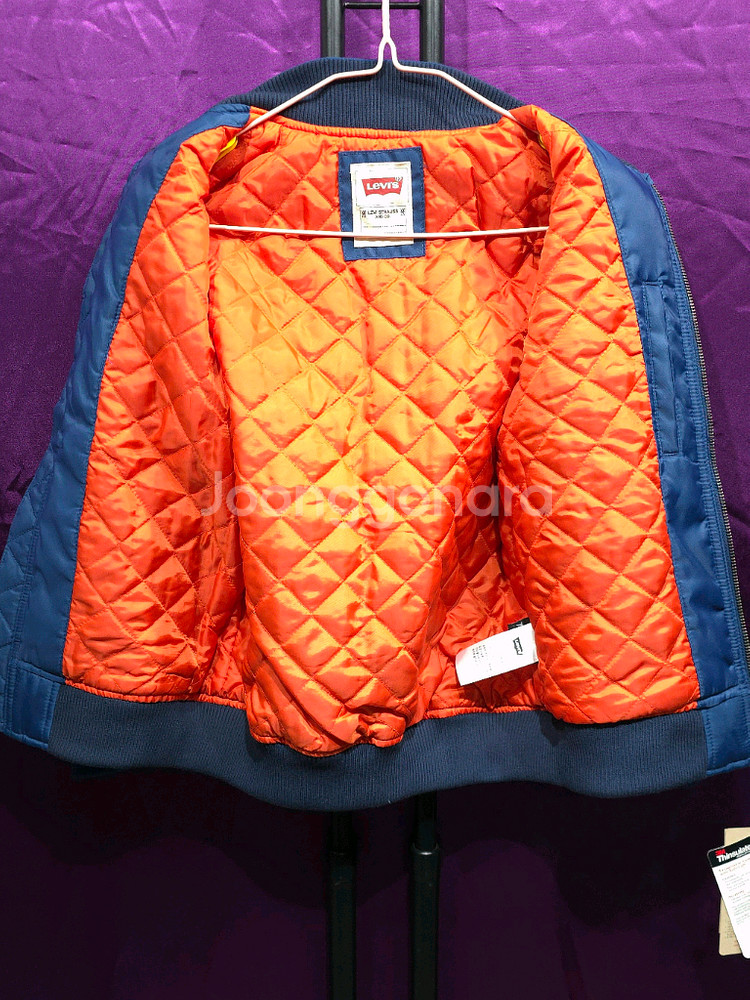 +무료배송+리바이스 키즈 퀄팅 항공점퍼(미사용) 135--1