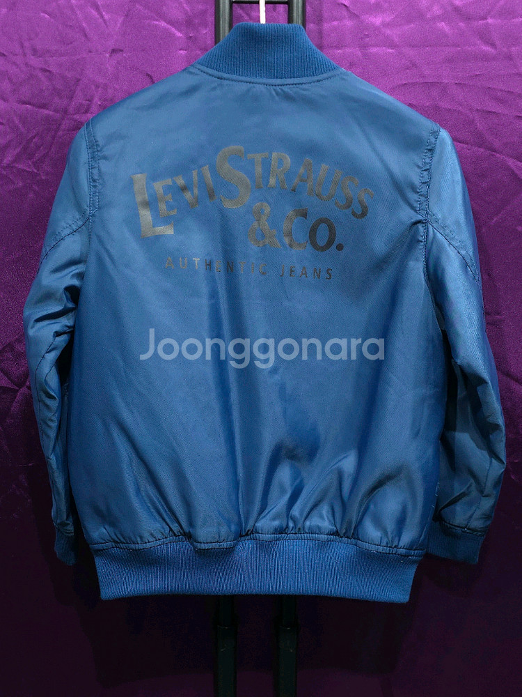 +무료배송+리바이스 키즈 퀄팅 항공점퍼(미사용) 135--2