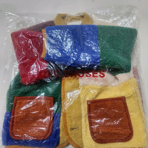 [시착] 보보쇼즈 컬러블럭뽀글이 (4-5)