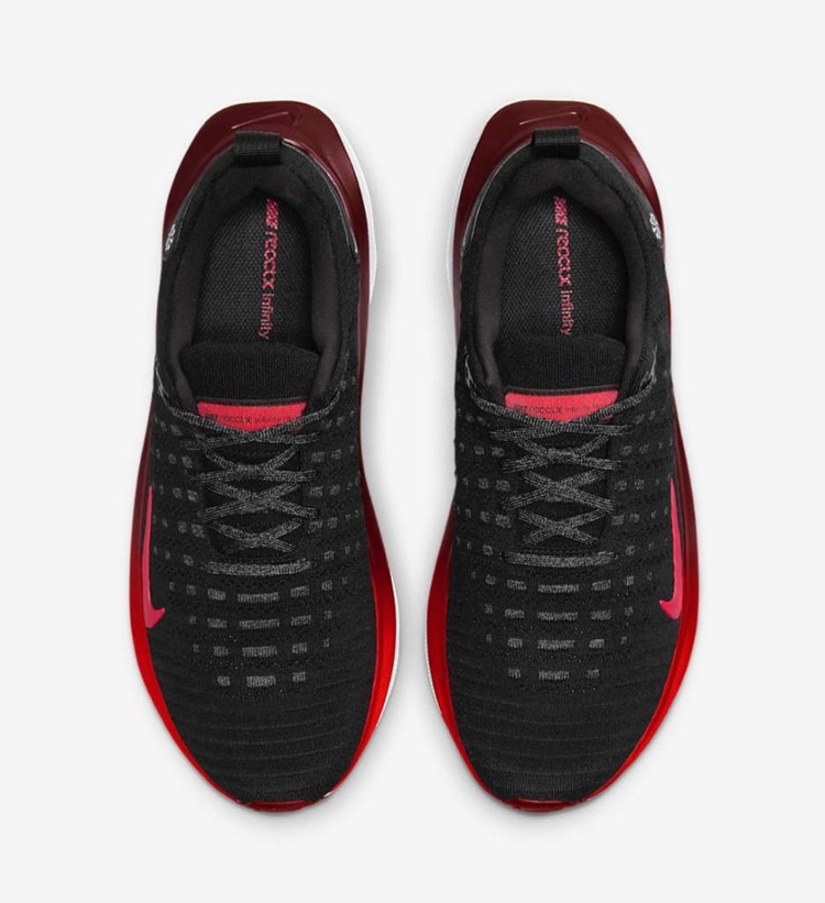 [250] 나이키 리액트 인피니티런4 블랙 팀레드 러닝화 이미지